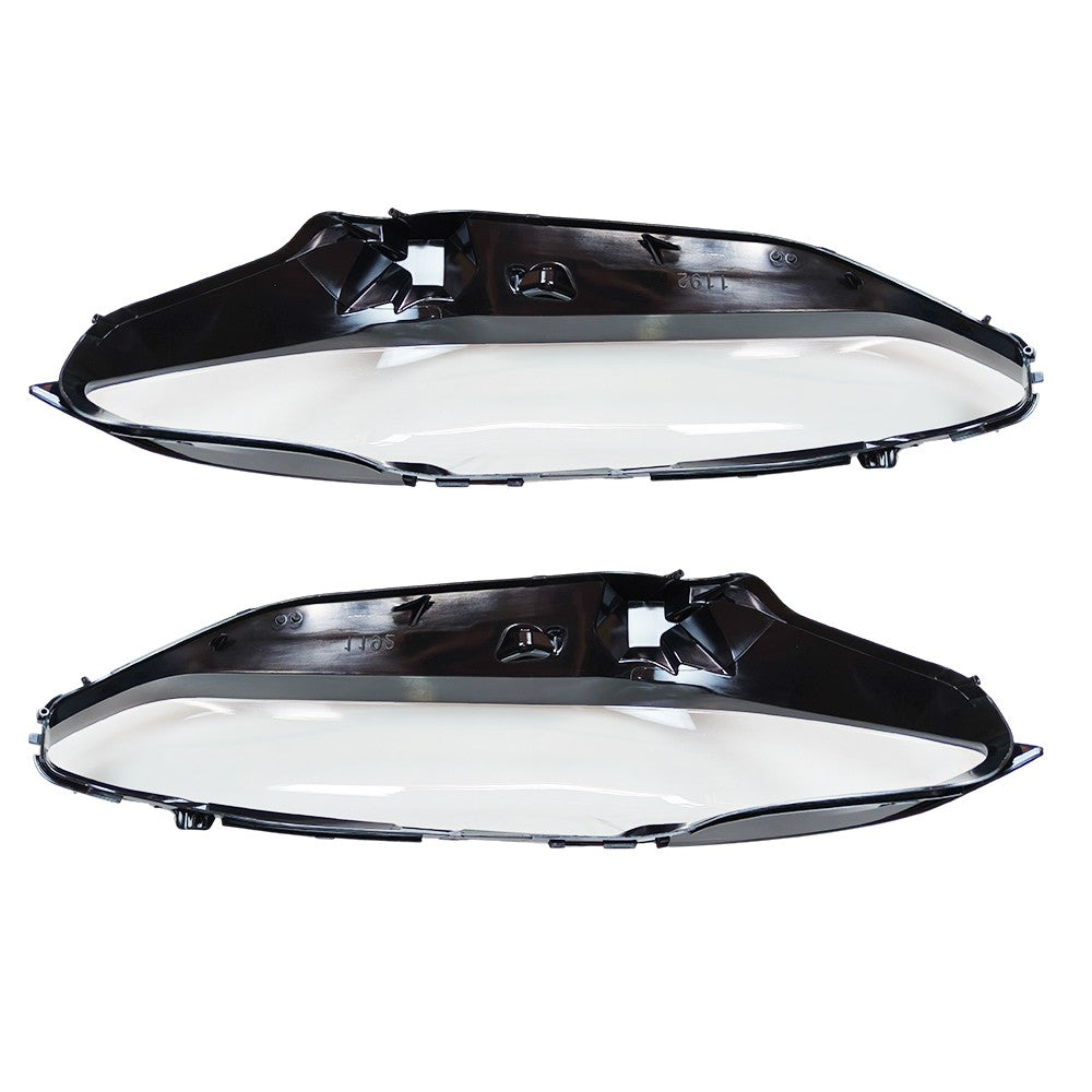 New Pair Front Headlamp Lens Cover Glue 2020 2022 G22 G23 for BMW 4 Series