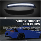 Smoke Bumper LED Side Marker Lights For Dodge Charger 2015 2022 2023 R/T SXT 4X
