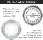 800822 Steer Auto Wheel Balancer for 22.5 to 24.5 Inch Wheel Set of 2
