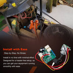 AM132500U Ignition Switch Module with Keys for John Deere LX255 GX255 AUC15805