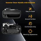 Exterior Interior Tailgate Door Handle Lock Cylinder Key for Toyota Tacoma 95-00