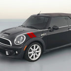 4 Dual Fender Stripe Hash Mark Decal Graphic Kit for Mini Cooper