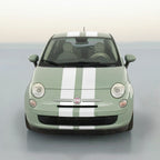 6 Inch Vinyl Rally Stripes Racing Stripe Kit Hood Trunk Roof Decal for Fiat 500