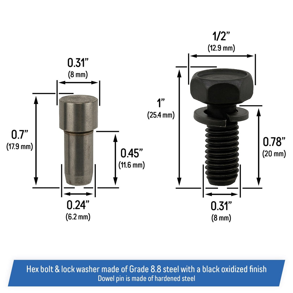 Pressure Plate Bolt and Dowel Kit M6397A302 for Ford Racing