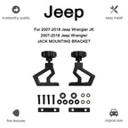 Hi Lift Jack Mounting Bracket Hood Hinge Kit for Jeep Wrangler JK 2007 2018