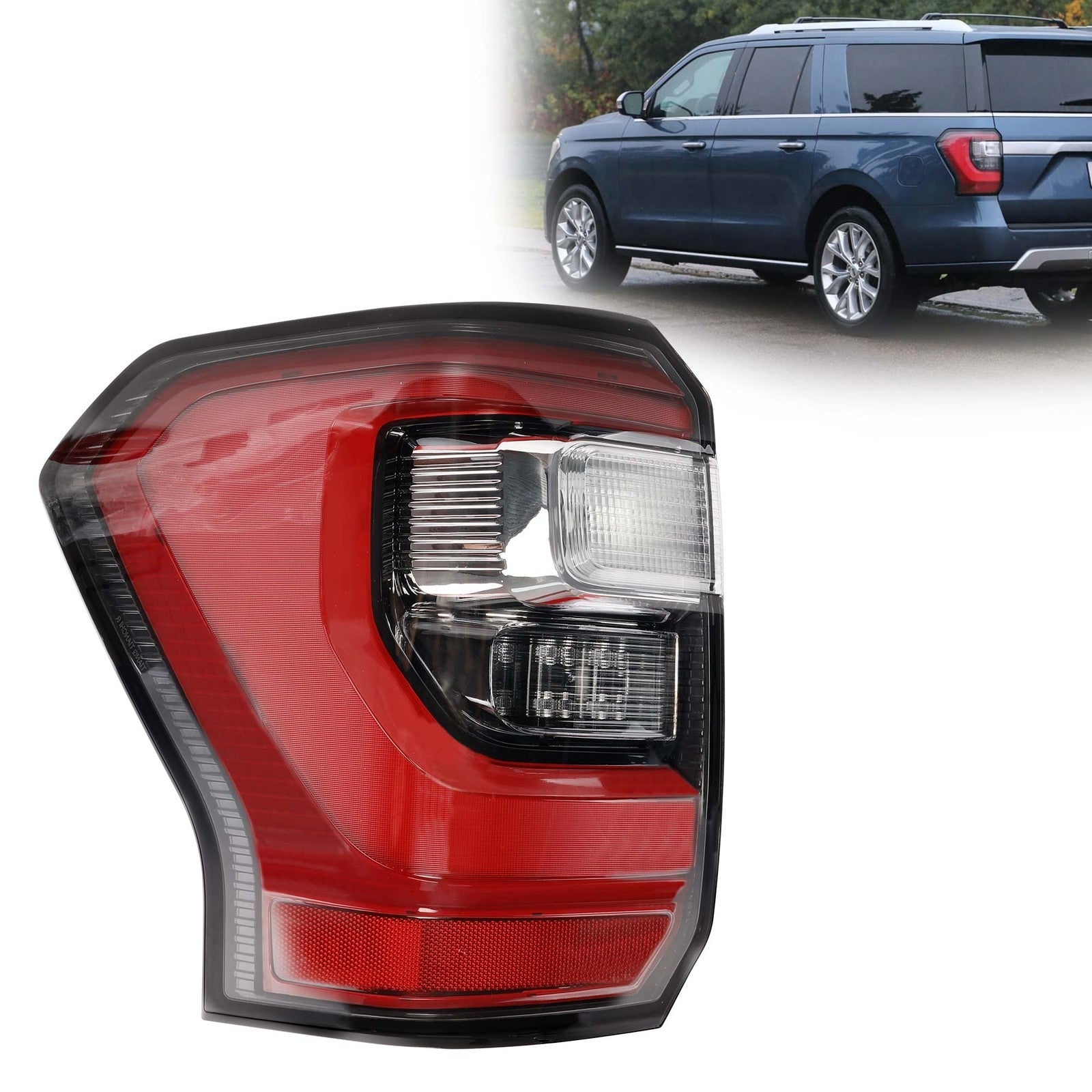 JL1Z 13405 H Left Driver LED Tail Light Brake Lamp For Ford Expedition 2018 2021