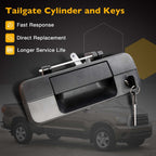 81213 Tailgate Handle Latch with Lock Cylinder and Key for 07-13 Toyota Tundra