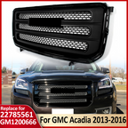 GM1200666 Front Bumper Grill Grille for GMC Acadia 2013-2016 Gloss Matte Black