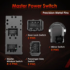 Master Power Window Mirror Door Lock Switch for Ford F150 Lincoln Mark LT 04 08