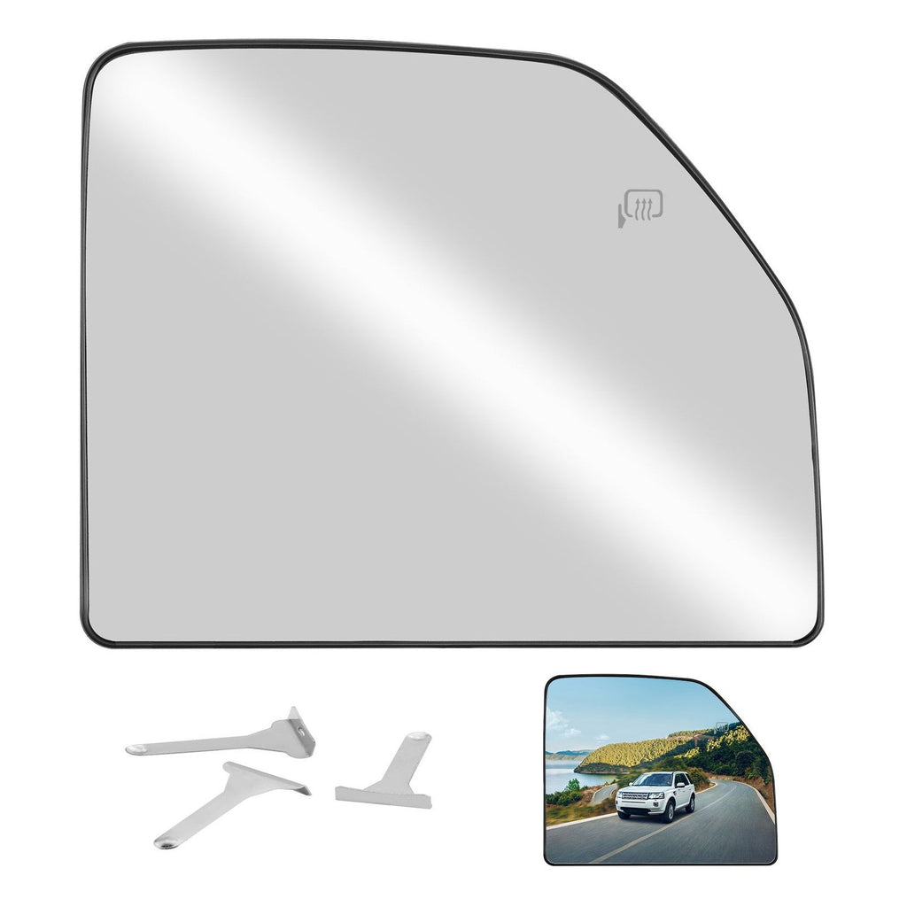 Heated Mirror Glass Upper Passenger Side Right for Ford F250 F350 SD 2017 2022
