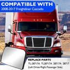 Hood Mirror Glass Convex for Freightliner Cascadia 2008 2017 Left or Right