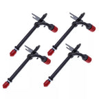 4Pcs Fuel Injector 20673 for Case 580C 585C 1835 1835B 1845B 430 470 530 570