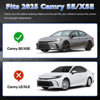 LED Daytime Running Light Fog Lamp Turn Signal For 2025 Toyota Camry SE XSE