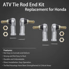 Tie Rod End Kit Ball Joint Set for Honda Foreman Rincon 500 650 680 1993 2016