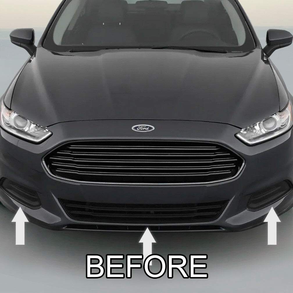 Chrome Grille Grill Trim for Ford Fusion 13 to 18 14 15 16 17