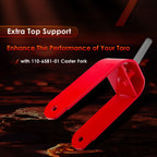 110-6581-01 Caster Fork for Toro TimeCutter 74330 74325 Zero Turn Mower Red