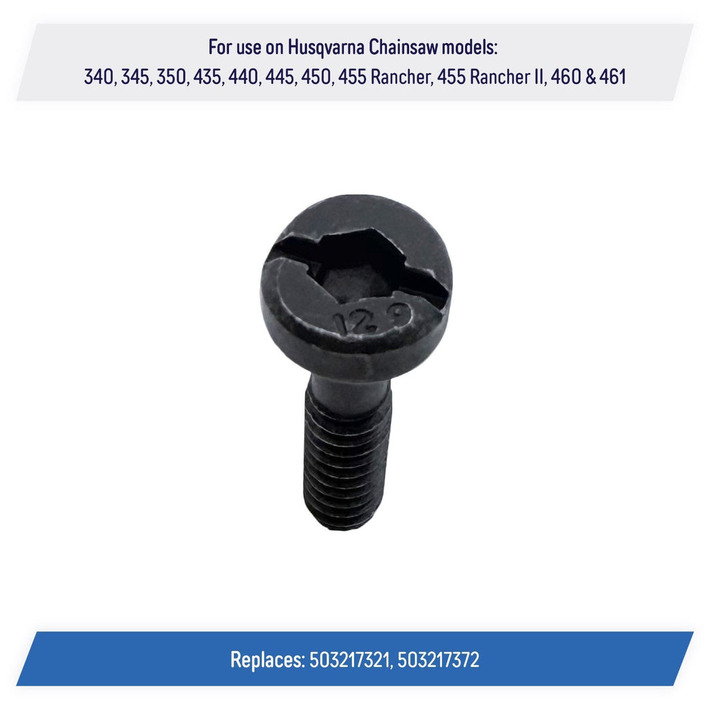 Recoil Starter Screws 503217321 for Husqvarna Chainsaw 340 461 455 Rancher 10 Pack