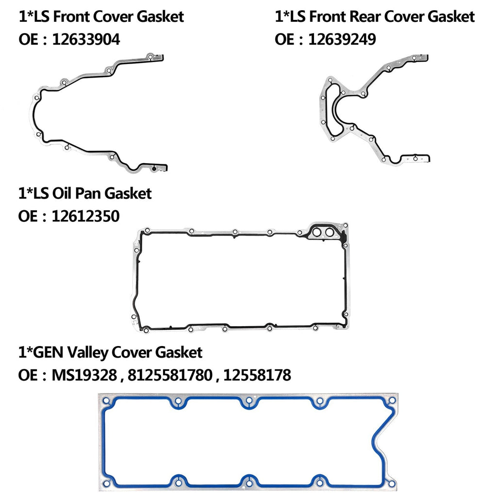 Head Full Gasket Set for Chevy Silverado 1500 Express GMC Sierra 5.3L 4.8L 02 11