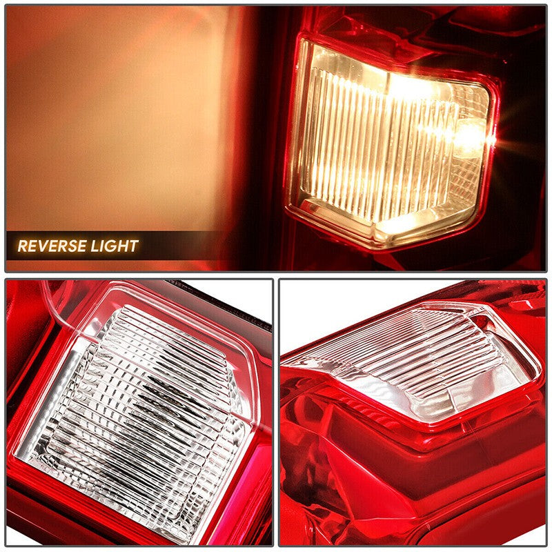 Tail Light Lamp W/Bulb for Chevy Silverado 1500 2019+ Non-LED Driver Left Side