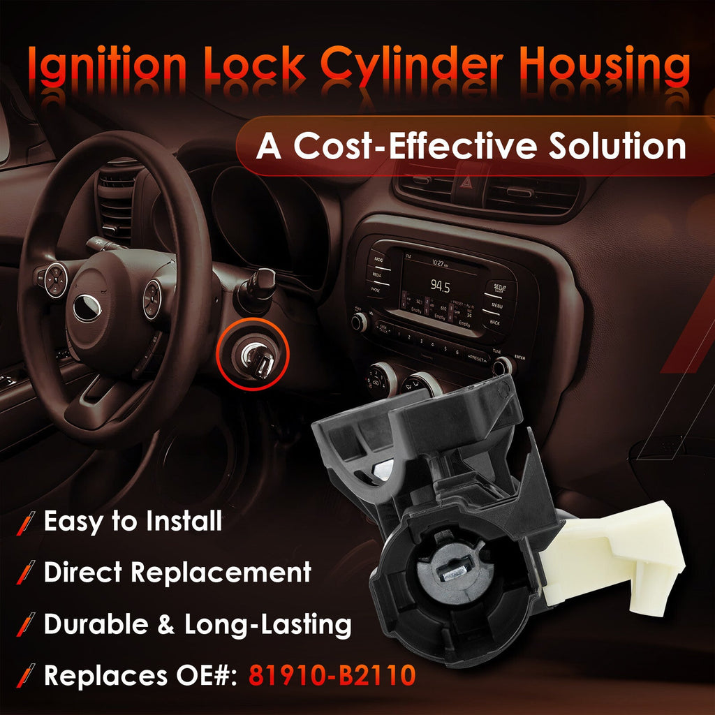 81450 34190 Ignition Lock Switch Cylinder Housing For Kia Soul Soul EV 2014 19