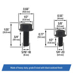 Oil Pan Bolts for Jeep CJ YJ TJ XJ MJ ZJ WJ 4.0L 4.2L 2.5L AMC V8 Engines