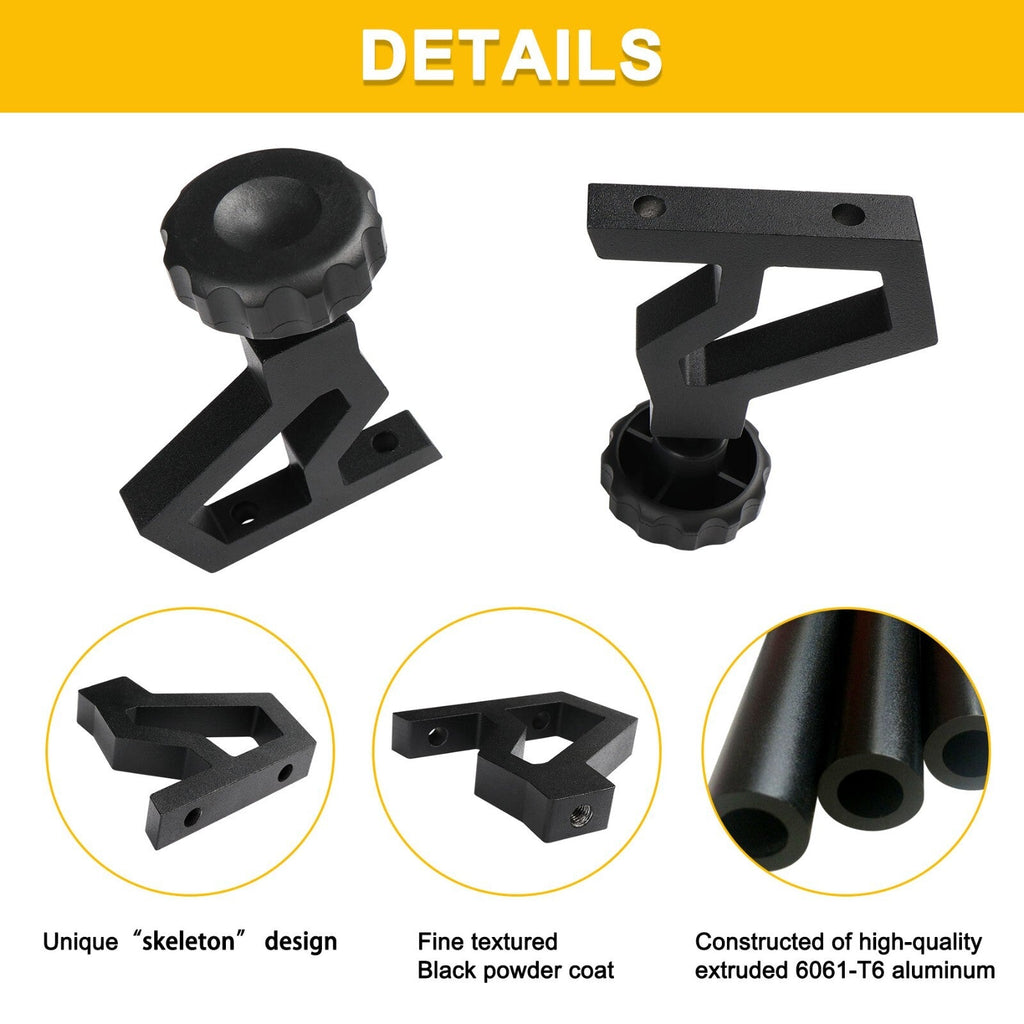 Hi Lift Jack Mounting Bracket Hood Hinge Kit for Jeep Wrangler JK 2007 2018