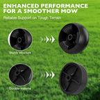 7340973 73404155 Lawn Mower Deck Roller Wheel Kit For Cub Cadet Craftsman 4pc