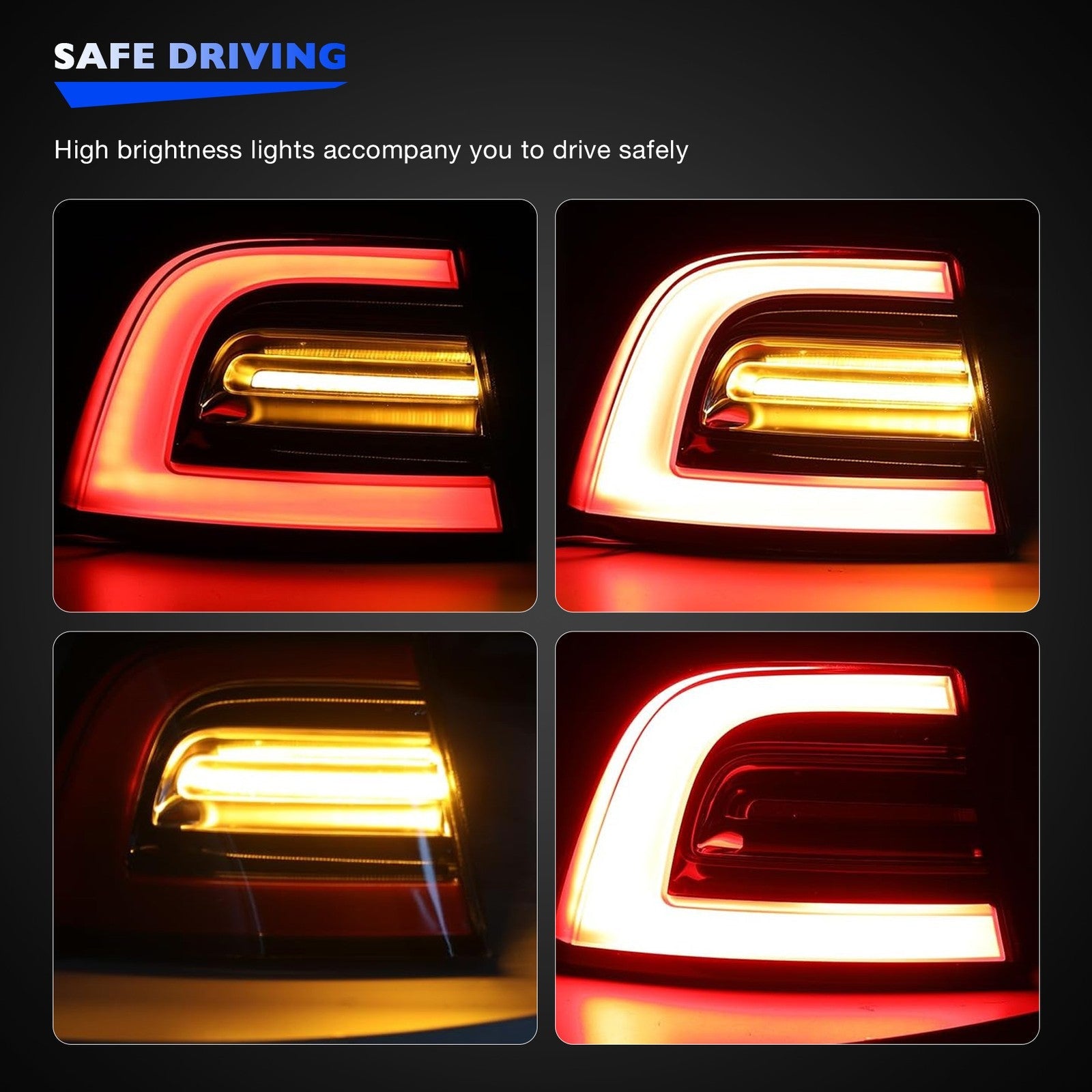 LED Outer Tail Light Lamp Rear Left Driver Side For Tesla Model 3 Y 17 24 3 Pin