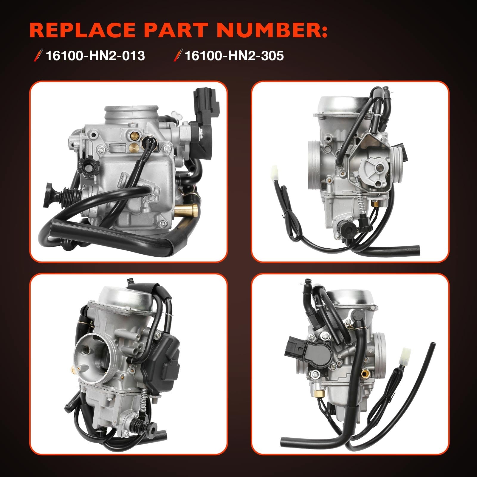 16100 HN2 305 Carburetor Kit for Honda Foreman Rubicon 500 TRX500 2001 2011