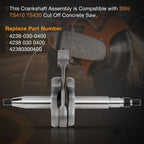 42380300400 Crankshaft Assembly for Stihl TS410 TS420 Cut Off Concrete Saw