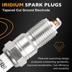 Ignition Coils & Iridium Spark Plugs Wire for Ford F150 Lincoln Mercury 91 01