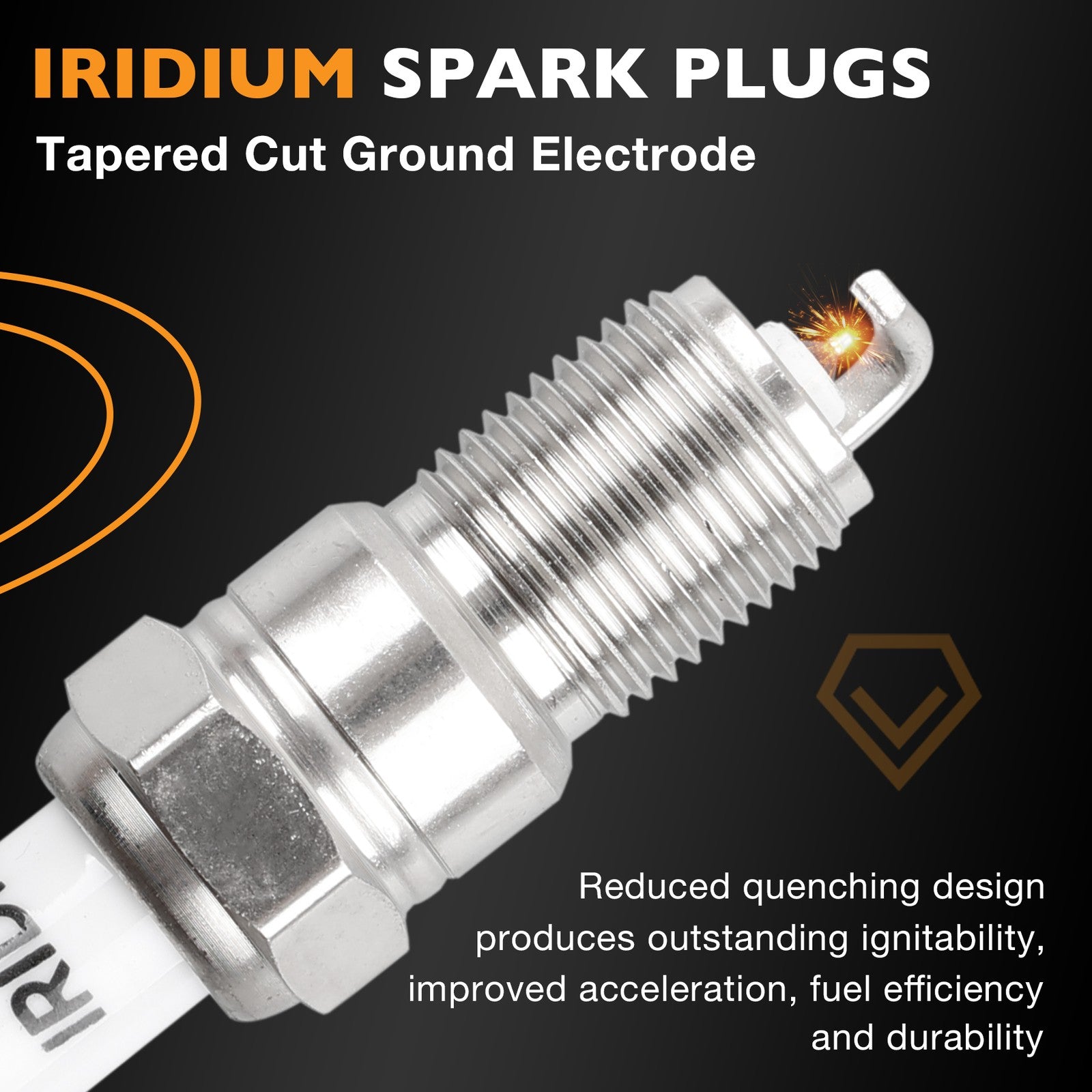 Ignition Coils & Iridium Spark Plugs Wire for Ford F150 Lincoln Mercury 91 01