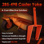 Caster Fork For Scag 45006 Wright 93460001 36 48 52 61 72 Inch Deck Lawn Mower