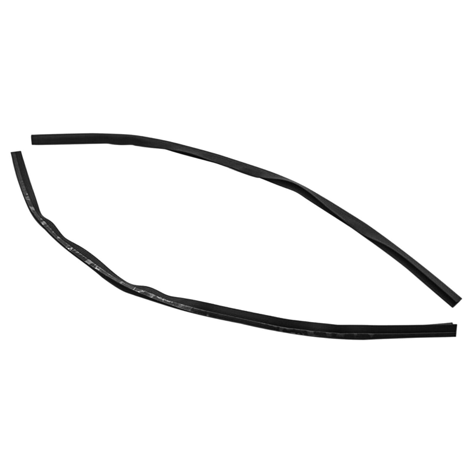 Front Bumper Lower Black Adhesive Strip Set Style for Subaru BRZ 2022 2023 22 23