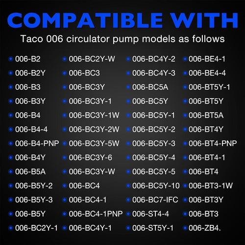 005-020RP Circulator Pump Cartridge Assembly Replacement For Taco 005 006 Series
