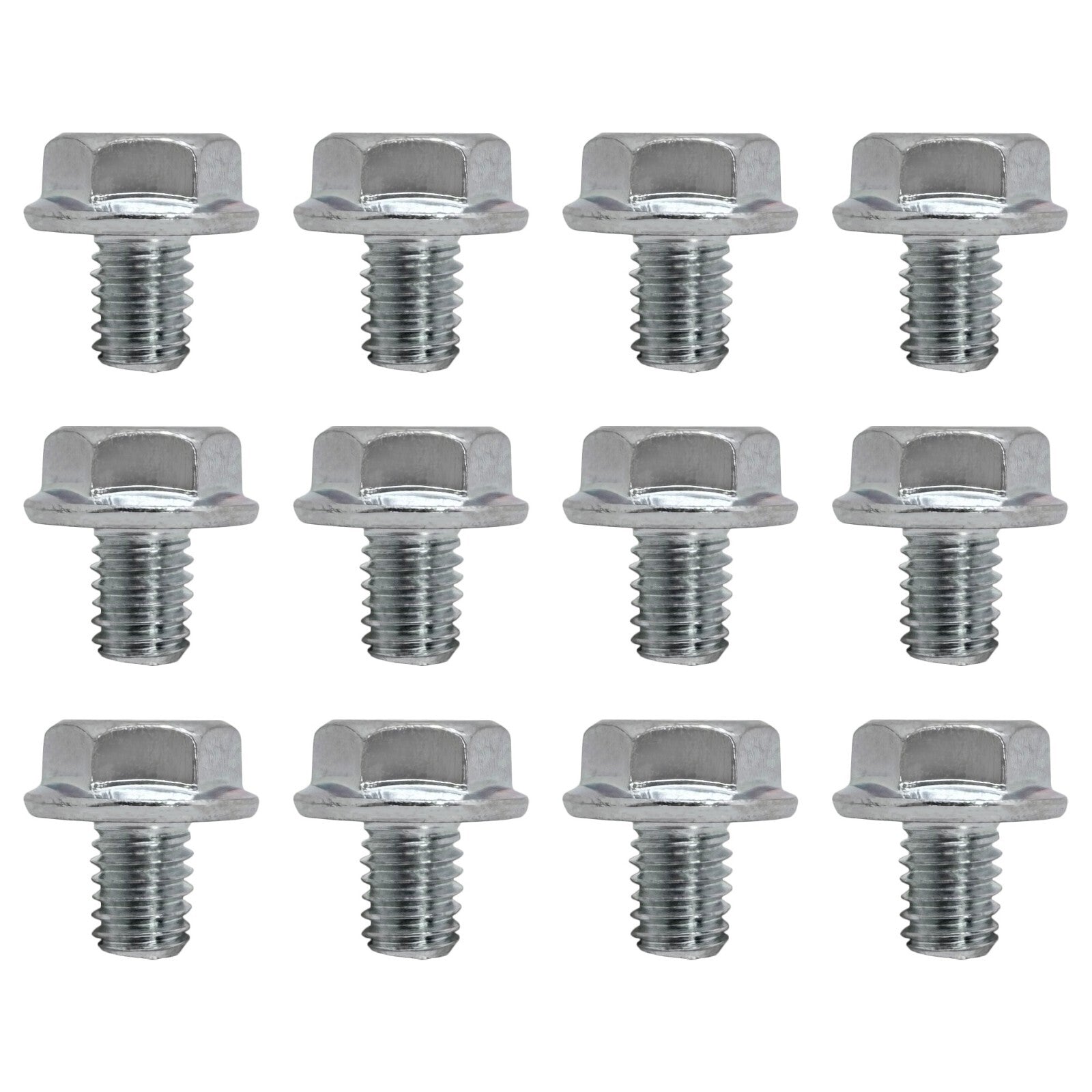 90008ZE2003 Recoil Starter Flange Bolts 6x10 for Select Honda GX Engines 12 Piece