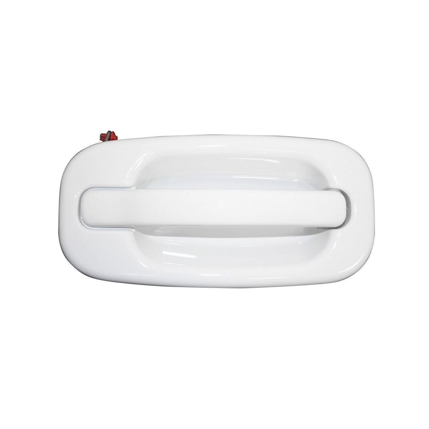 Front Exterior Olympic White Painted Door Handle Set 1999 2007 Silverado
