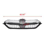 HO1210147C Front Bumper Upper Grille Chrome for 2017-2019 for Honda CRV CR-V