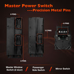 Power Window Door Mirror Switch LH RH Set for 00 02 Chevy Silverado GMC Sierra