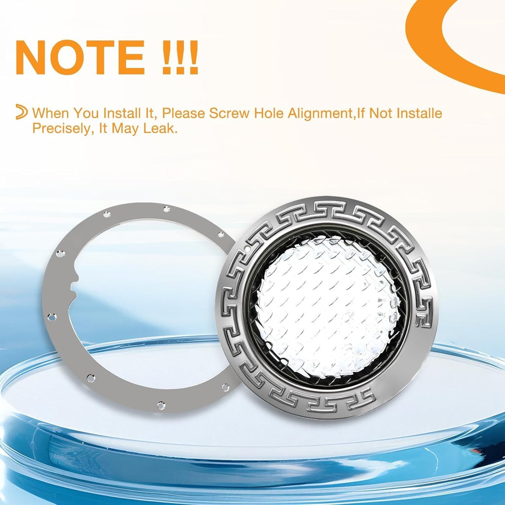 10 Hole Standard Liner Sealing Ring Stainless Steel For Pentair 10 In Niches