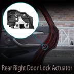 Door Lock Actuator Rear Right For BMW E60 E61 E70 E83 320i 323i 325xi 328i 330i