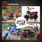 PWK 24mm Carburetor Kit for Predator 196cc 200cc 212cc KT196 Go Karts