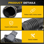 13717609811 Air Turbocharger Pipe Hose Rear Duct for BMW 535i 640i 740i X5 X6