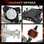 Front Passenger Side Power Window Regulator w/Motor for Nissan Titan 2004 2015