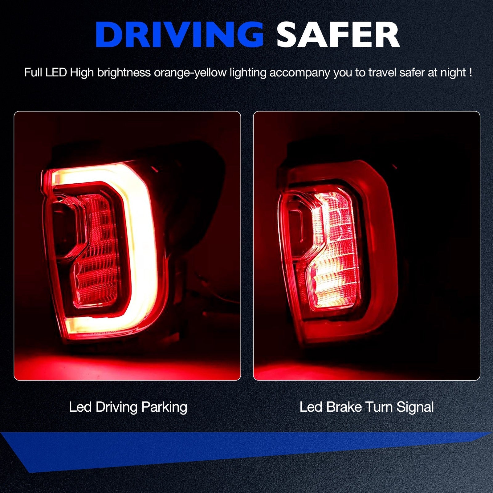 LED Tail Light Brake Passenger Side for GMC Acadia 2020 2023 SL SLE SLT Denali