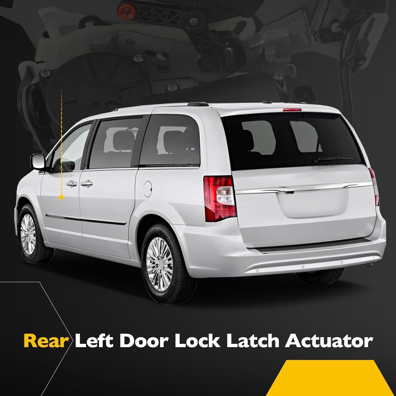 Rear Left Sliding Door Lock Latch Actuator for Dodge Grand Caravan 2008 2020