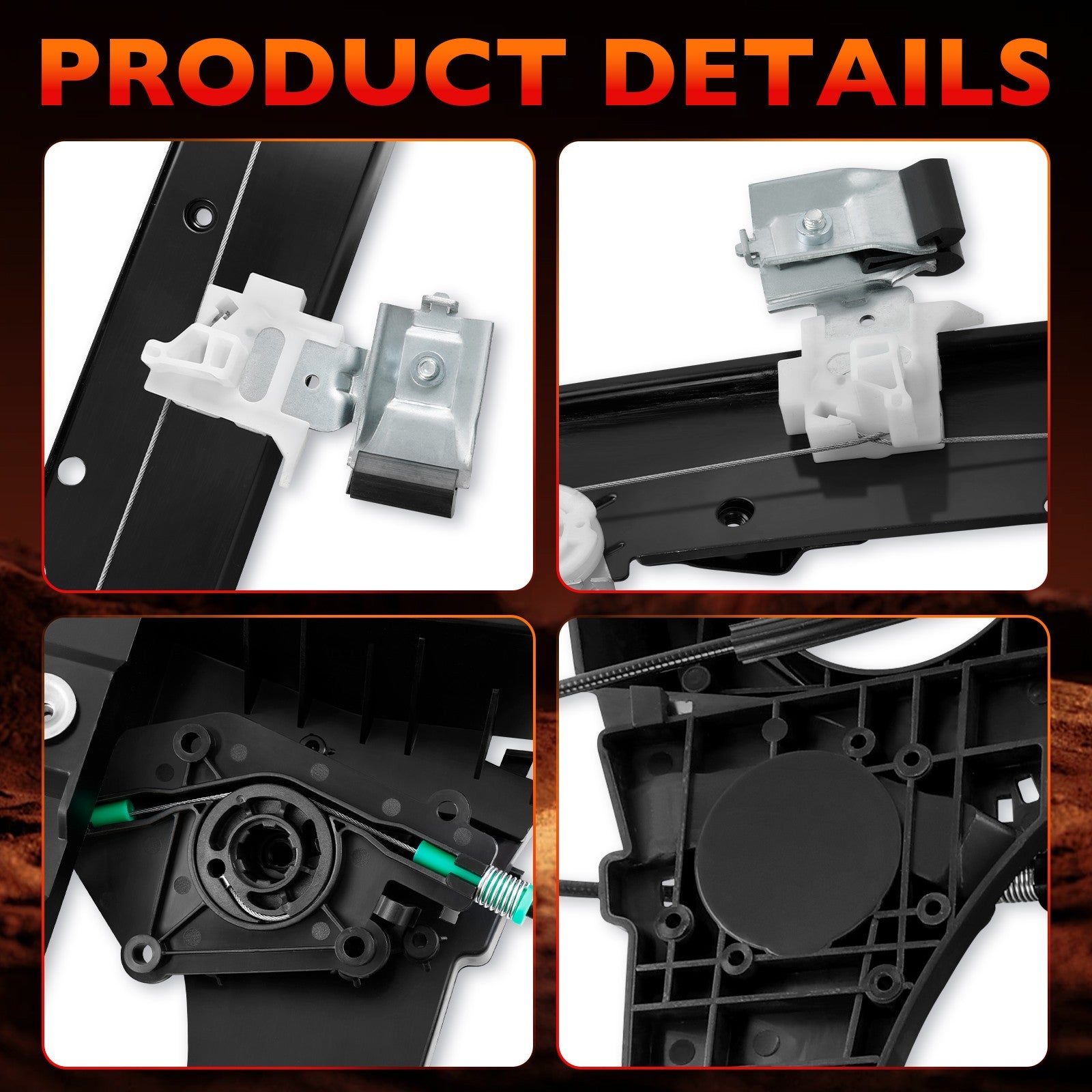 Window Regulator Front Driver Side for Lincoln Navigator Ford Expedition 07 17