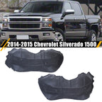 Cotton Lined Front Fender Liner for 2014 2015 for Chevrolet Silverado 1500
