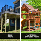 Fast 2K Deck Post Mix Expanding Foam Concrete Alternative for Post Install 10 Pack