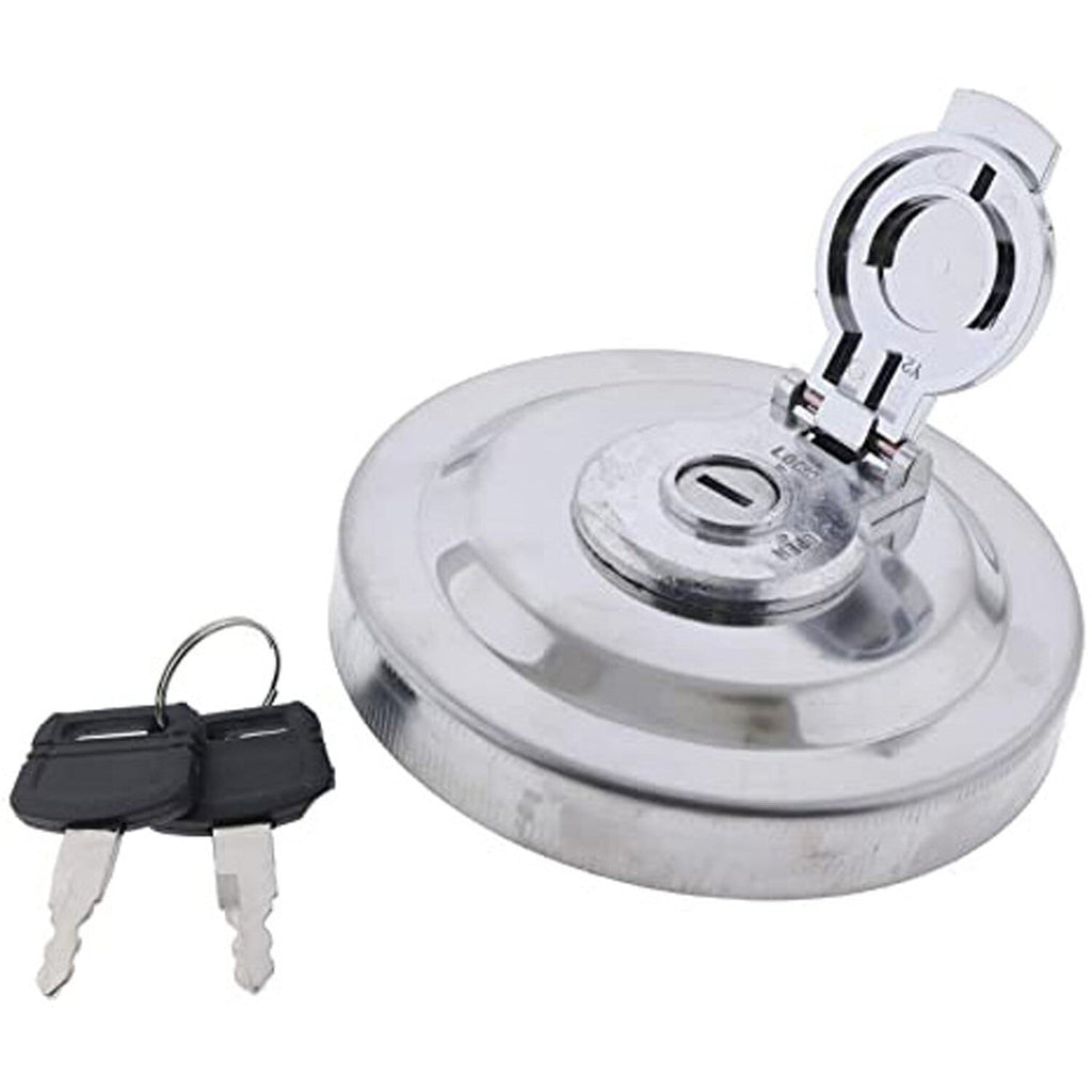 Fuel Cap For John Deere Excavator 330CLC 370C 80C 160C LC 550LC 750 2 Keys